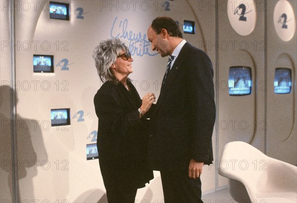 TV show 'L'Heure de vérité', 1986