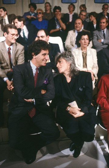 TV show 'L'Heure de vérité', 1986