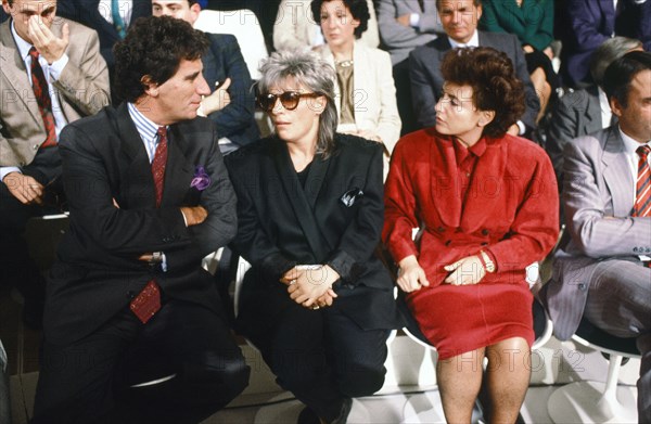 TV show 'L'Heure de vérité', 1986