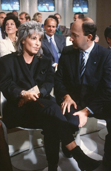 TV show 'L'Heure de vérité', 1986