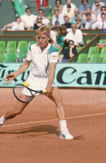 Martina Navrátilová and Chris Evert, 1986