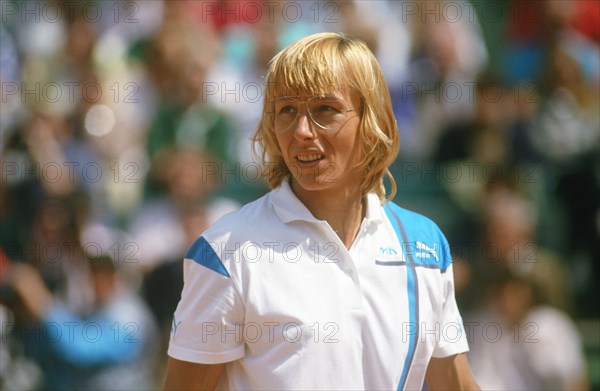 Martina Navrátilová and Chris Evert, 1986