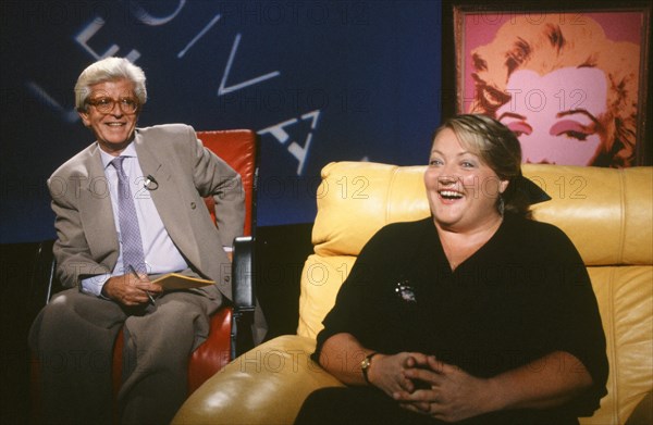 Henry Chapier and Marianne Sägebrecht, 1991