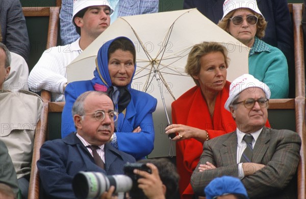 Simone Veil et Christine Ockrent, 1988