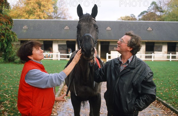 Gilbert Kahn et sa femme, 1990