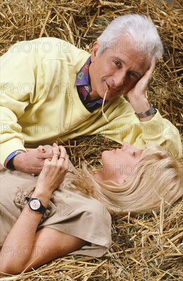 Marcel Amont and his wife Marlene, 1987