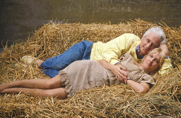 Marcel Amont and his wife Marlene, 1987