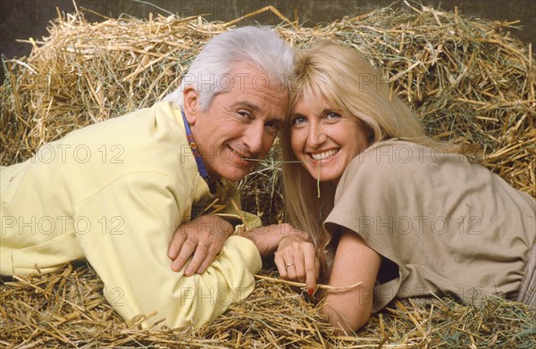 Marcel Amont et sa femme Marlène, 1987