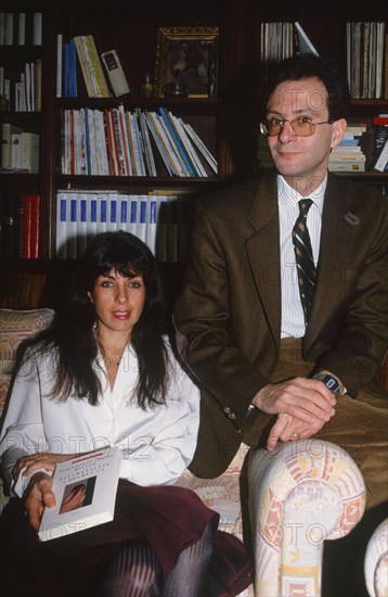 Gérard Miller et sa femme Dominique, 1991