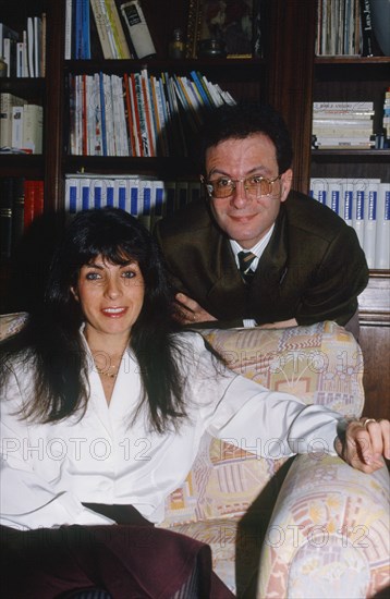 Gérard Miller with wife Dominique, 1991