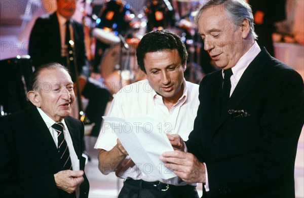 Michel Drucker, Yves Montand, 1989