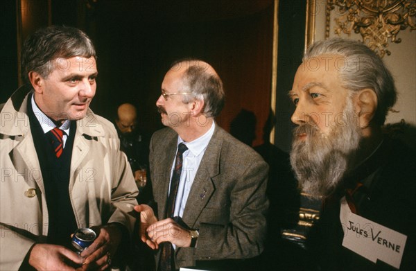 Philippe Sollers and Erik Orsenna, 1990