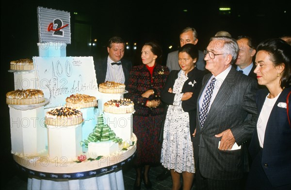 100th broadcast of the TV programme "L'heure de vérité, 1989