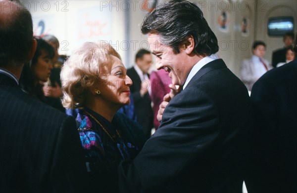 Eva Barre, Alain Delon, 1988