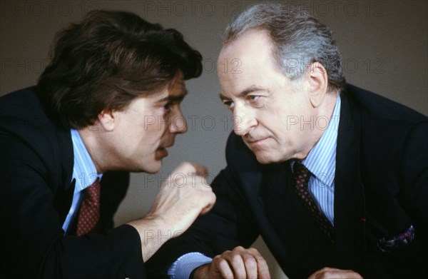 Bernard Tapie, Pierre Bergé, 1988