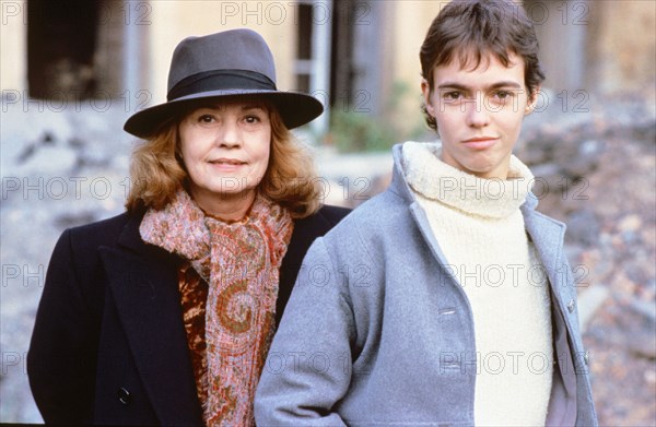 Jeanne Moreau and Julie Jézéquel, 1982