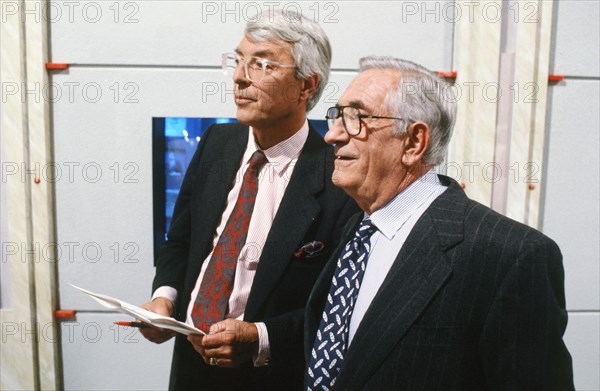 François-Henri de Virieu, Antoine Riboud, 1989