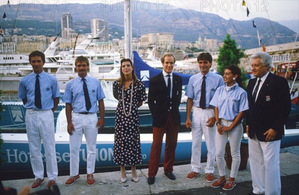 Caroline et Albert de Monaco, 1988