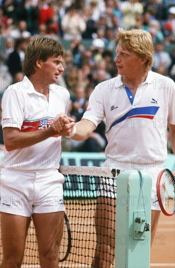 Jimmy Connors, Boris Becker, 1987