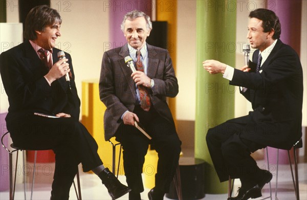 Charles Aznavour, Serge Lama, 1989