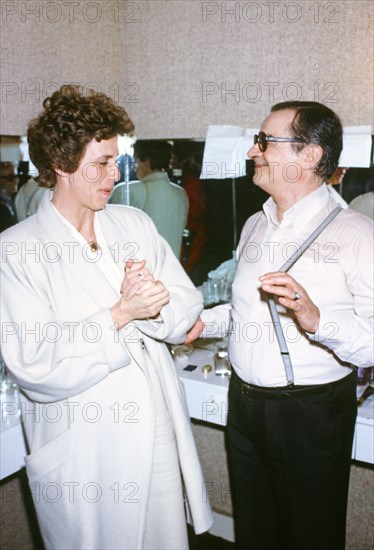 Georgina Dufoix, Serge Reggiani