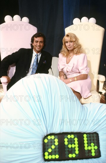 Bernard Montiel and Nathalie Galand, 1988