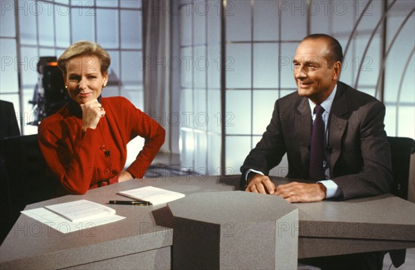 Christine Ockrent, Jacques Chirac, 1988