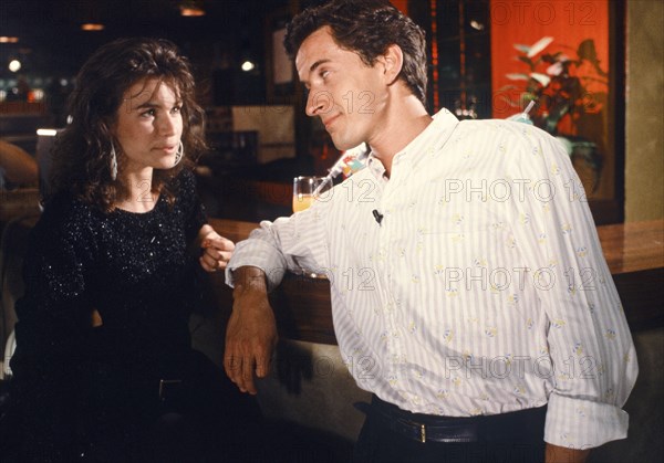 Valérie Kaprisky, Christophe Dechavanne, 1986