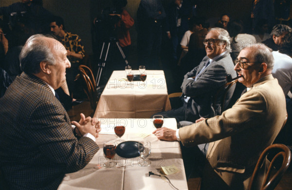 "Le Bar de l'entracte" TV show, 1990