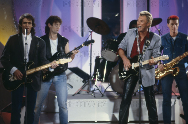 Jean-Jacques Goldman, Michael Jones, Johnny Hallyday, 1986