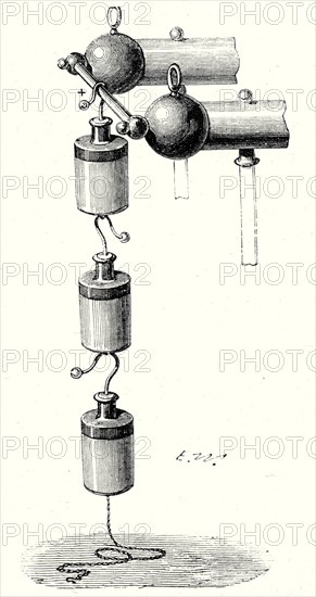 Cascading Leyden jars