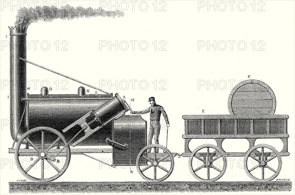 La 'Fusée', locomotive de George et Robert Stephenson