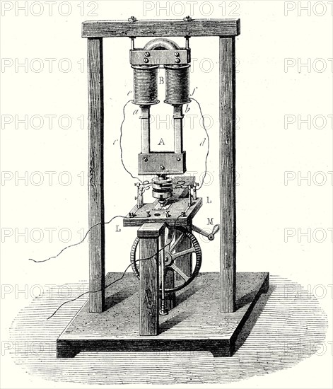 Pixii's magneto-electric machine