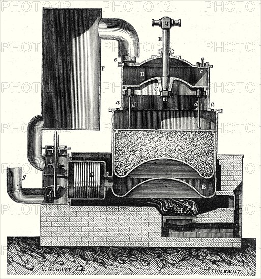 Ericsson's hot air machine