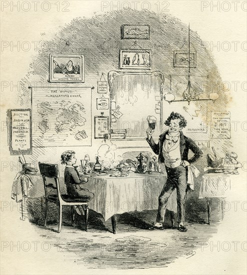 David Copperfield, ìThe friendly waiter and Iî