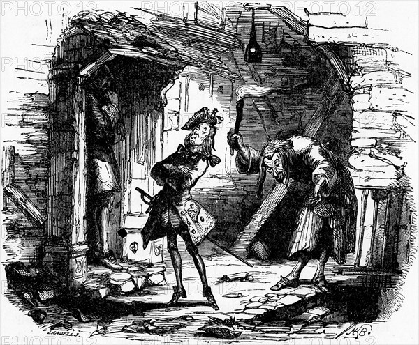 Charles Dickens, Barnaby Rudge, 1841, illustration, 19th century