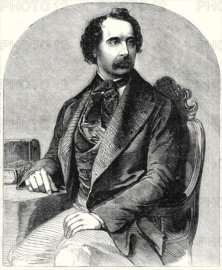 Portrait of Charles Dickens