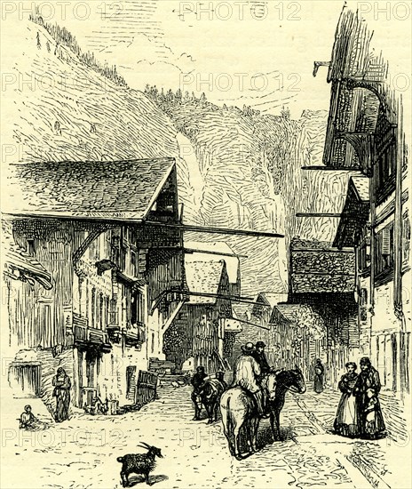 THE STREET OF MEYRINGEN, Switzerland