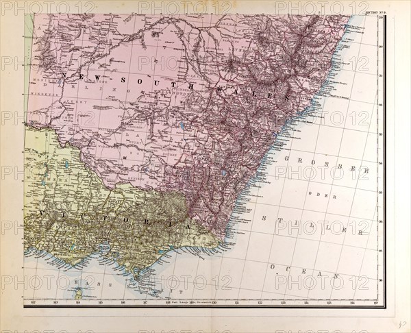 New South Wales Gotha, Justus Perthes, 1872, Atlas. Perthes, Johan Georg Justus 1749 Ã¢â‚¬â€ú 1816, German publisher, was born in Rudolstadt in 1749. In 1785 he founded at Gotha the business which bears his name, Justus Perthes. In this he was joined in 1814 by his son Wilhelm, 1793 Ã¢â‚¬â€ú 1853. He laid the foundation of the Geographical Branch of the business, for which it is chiefly famous, by publishing the and-Atlas (1817-1823) of Adolf Stieler (1775-1836). Wilhelm Perthes engaged the collaboration of the most eminent German geographers of the time, including Heinrich  Berghaus, Christian Gottlieb Reichard, Karl Spruler and Emil von Sydow. The business passed to his son Bernard Wilhelm Perthes (1821-1857). In 1863 the firm first issued the Almanach de Gotha, a statistical, Historical and genealogical Annual (in French) of the various countries of the world.