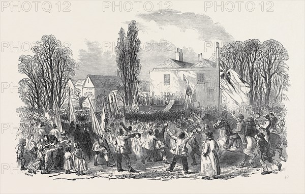 PRESENTATION OF THE ADDRESS TO THE HON. A.H. VERNON AT BARLOWFOLD, CELEBRATION OF THE "MAJORITY" OF THE HON. A.H. VERNON
