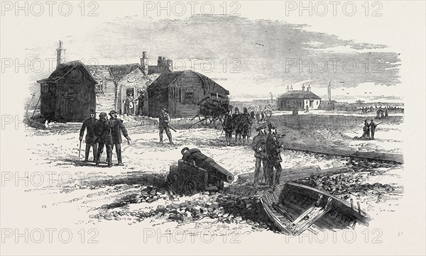 THE DISASTER IN THE CHANNEL: THE CHIEF BOATMAN'S HOUSE, FIRST BATTERY, DUNGENESS, 1873