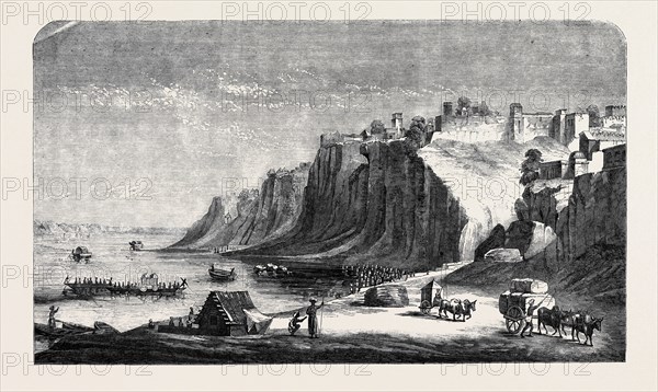 CALPEE, ON THE JUMNA, FROM AN INDIAN DRAWING