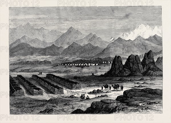 THE WAR IN AFGHANISTAN: GENERAL GOUGH'S CAMP AT GUNDAMUK, 1880