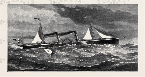 THE HOLYHEAD AND KINGSTOWN STEAMBOAT VIOLET, CONSTRUCTED OF STEEL, 1880