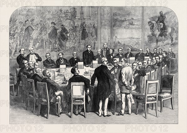 MEETING OF THE FRENCH COMMISSION OF THIRTY AT VERSAILLES, FRANCE, 1874