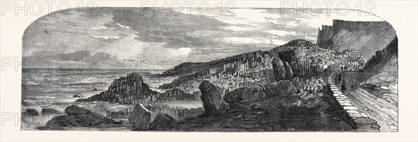 THE GIANT'S CAUSEWAY, GENERAL VIEW, WEST