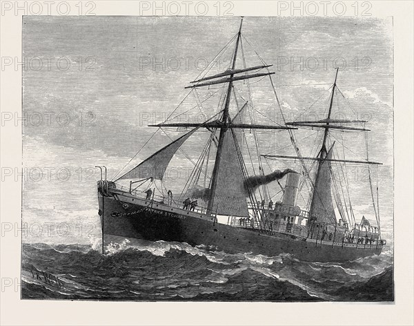 THE NEW INDIAN TELEGRAPH-SHIP PATRICK STEWART, 1879