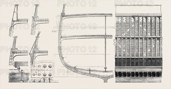 DESIGNS FOR A SYSTEM OF COMPOSITE SHIPBUILDING, RECOMMENDED BY LLOYD'S, UK, 1867