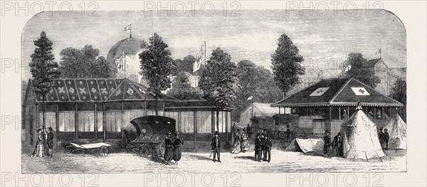 THE PARIS INTERNATIONAL EXHIBITION: INTERNATIONAL EXHIBITION OF THE SOCIETIES FOR AFFORDING RELIEF TO WOUNDED SOLDIERS, FRANCE, 1867