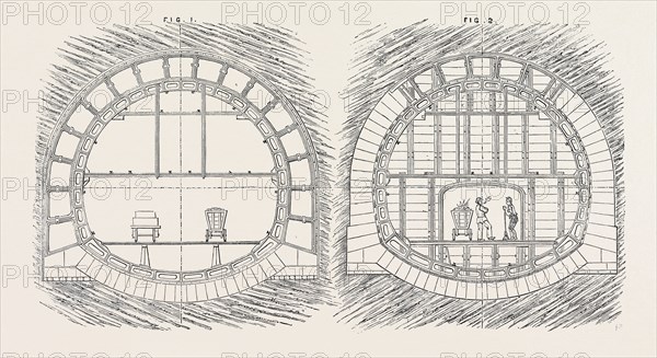 THE PARIS INTERNATIONAL EXHIBITION: SYSTEM OF TUNNELLING, FRANCE, 1867
